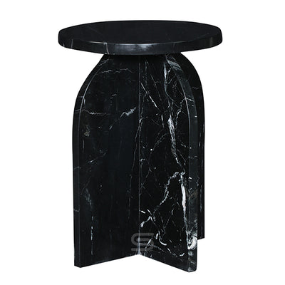 Cavaro Black Marble Side Table second image