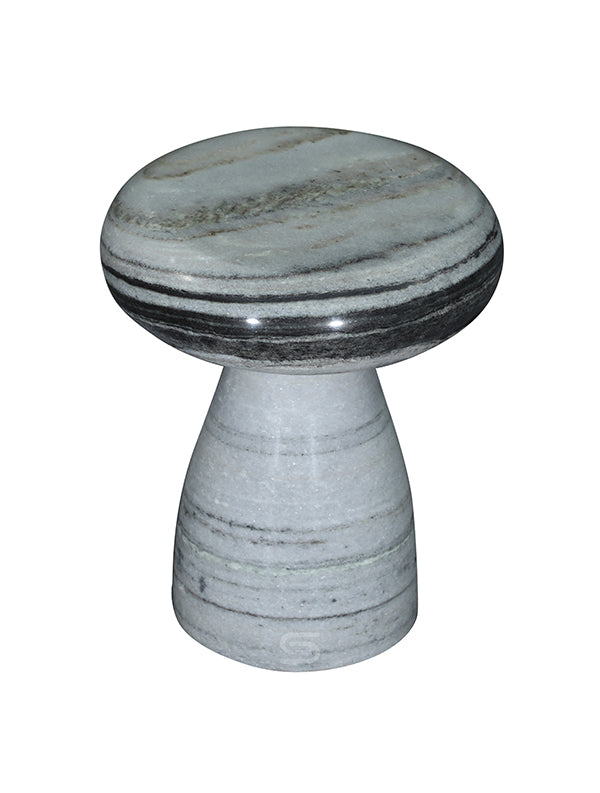 Strata Halo Panda Marble Side Table