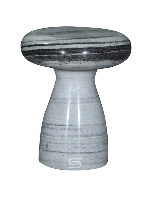 Strata Halo Panda Marble Side Table