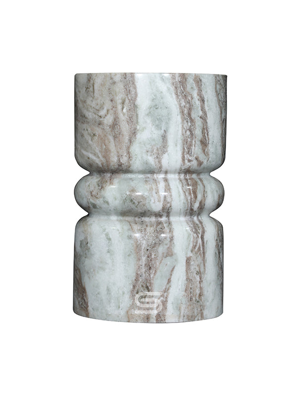 Solstice Butterscotch Marble Side Table