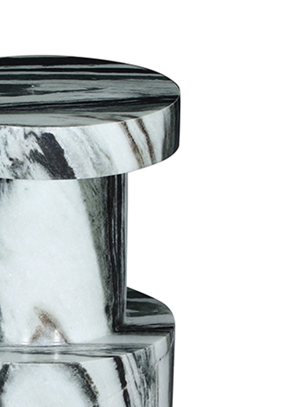 Panda Axis Marble Side Table