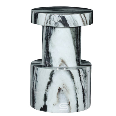 Panda Axis Marble Side Table second image