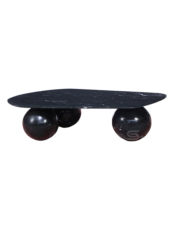 Obsidian Sphere Marble Coffee Table