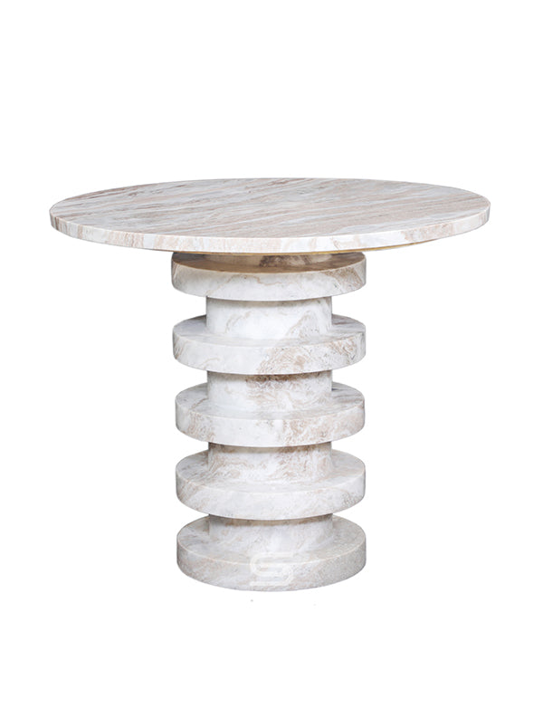 Solterra Butterscotch Marble Dining Table