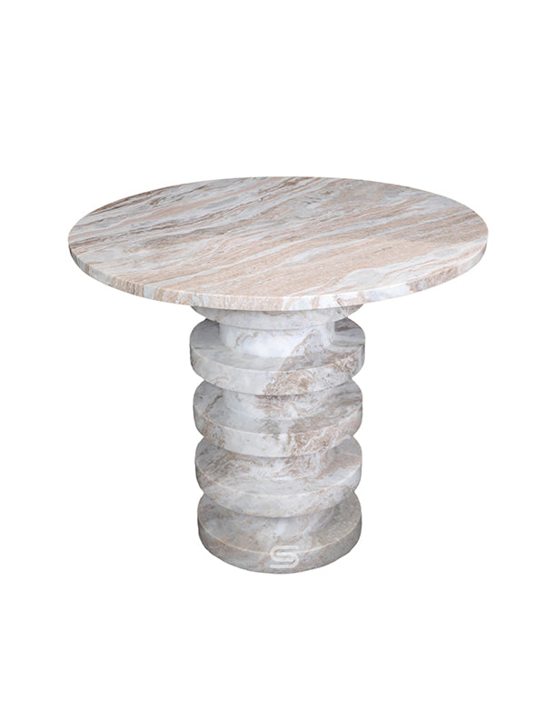 Solterra Butterscotch Marble Dining Table