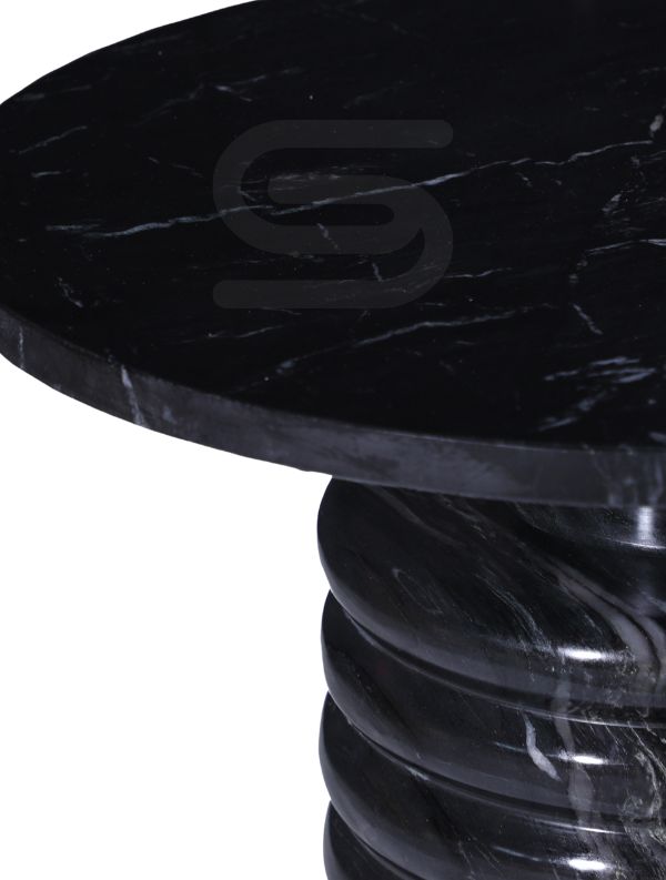 Pavia Ringo Black Side Table