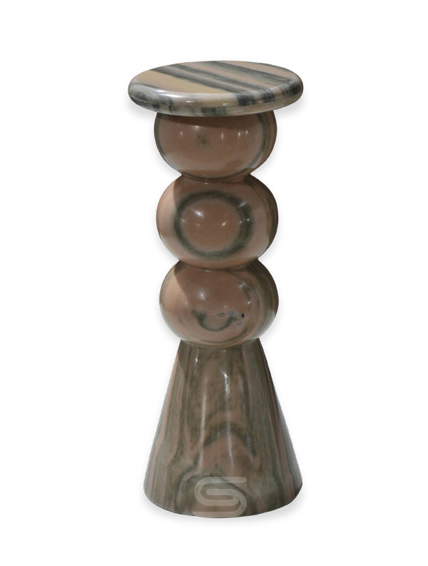 Totem Marble Accent Table