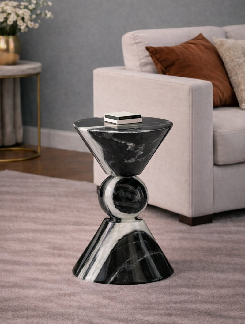 Zenith Hourglass Side Table