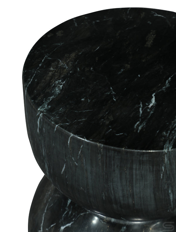Obsidra Marble Side Table
