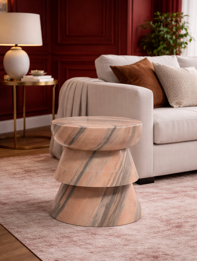 Avalanche Pink Side Table