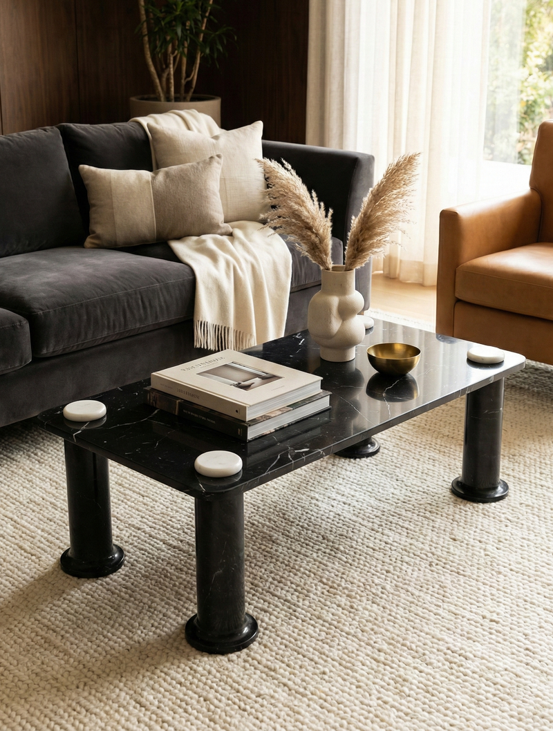 Pavia Black Heritage Coffee Table
