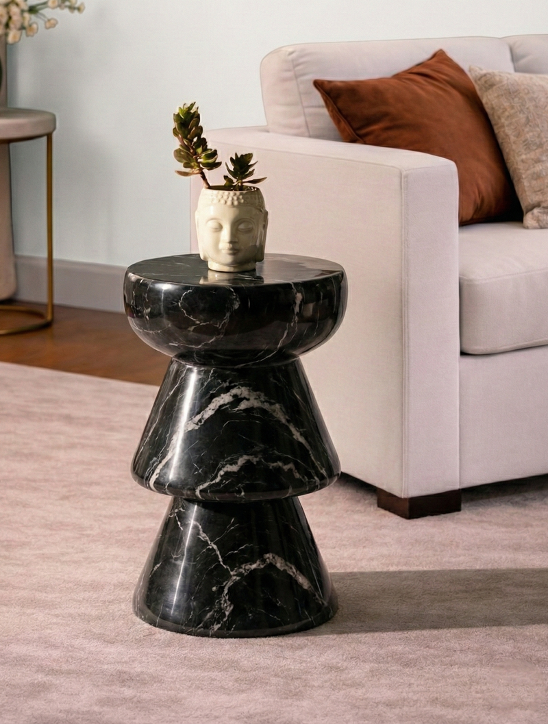 Nyx Black Side Table