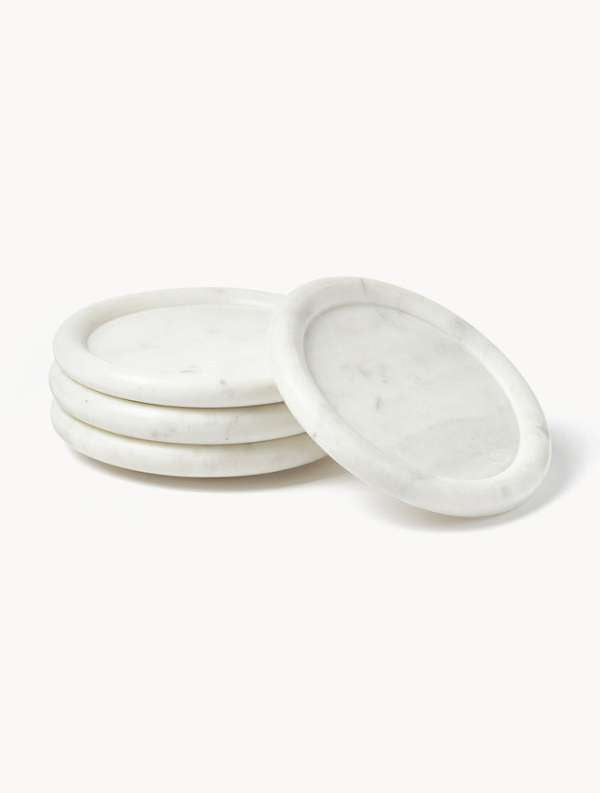 Frosted Slate Coasters Set Of 4