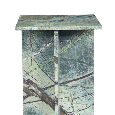 Jade Cross-Base Accent Side Table second image