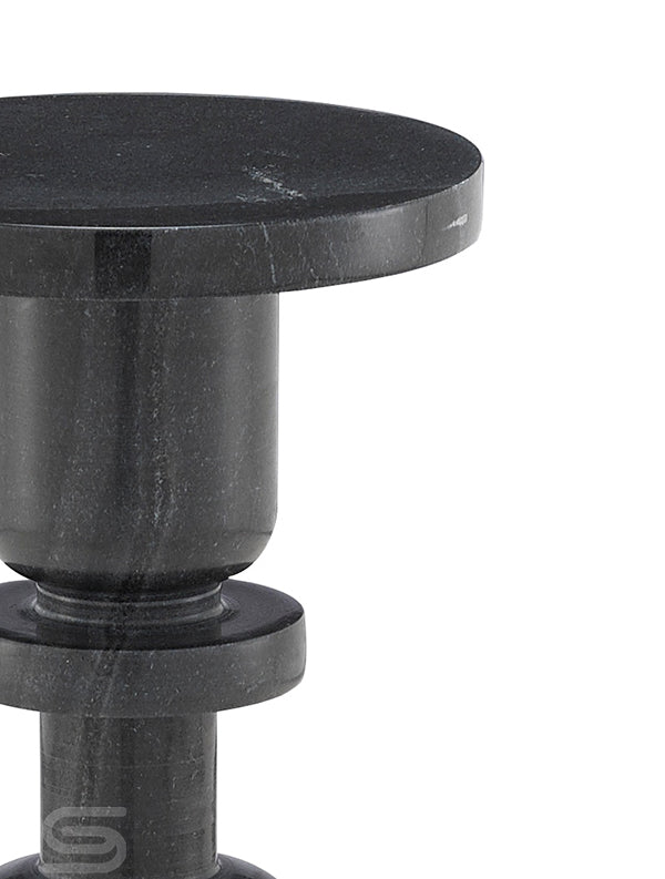 Noiris Black Marble Side Table