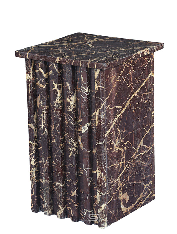 Aurelia Fluted Marble Side Table