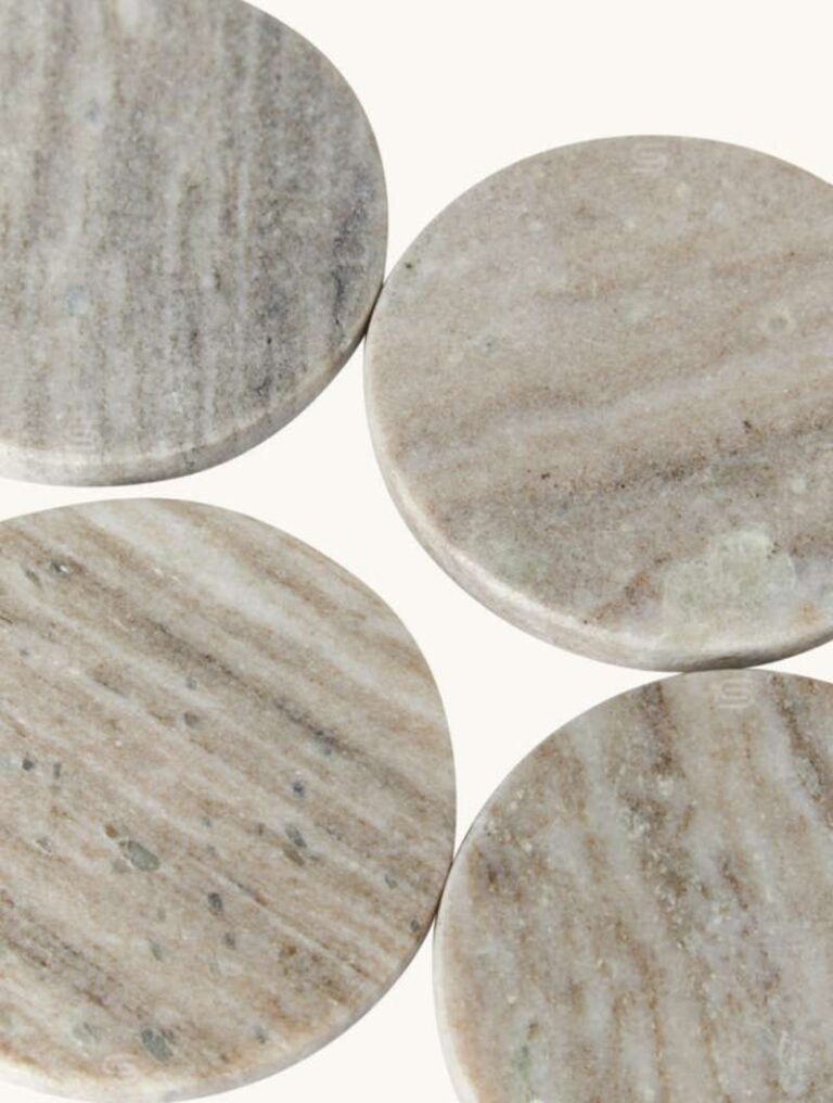 Casa Marble Coasters Set Of 4
