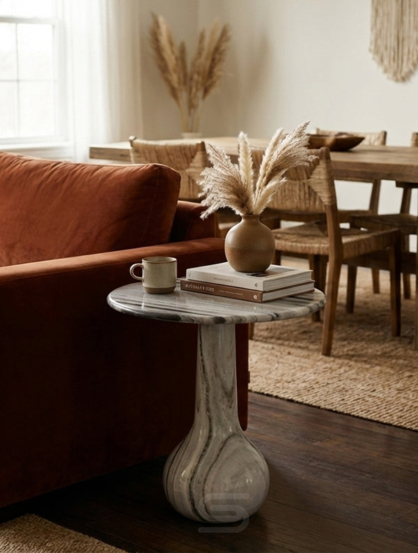 Orb Stem Side Table