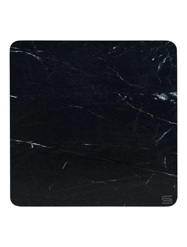 Obsidian Arc Black Marble Coffee Tab