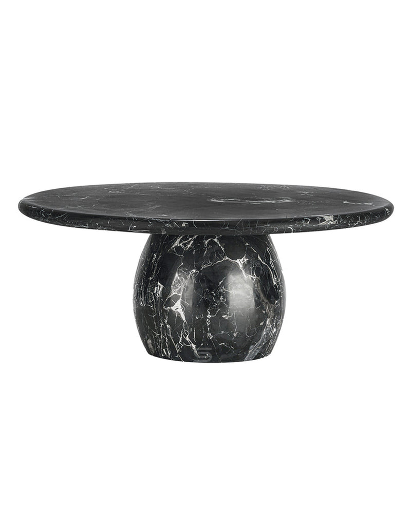 Eclipse Monolith Black Marble Coffee Table