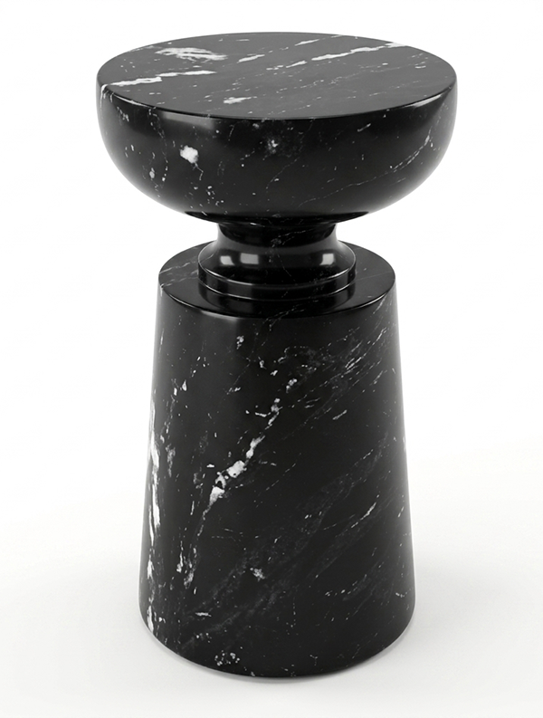 Calyro Marble Side Table