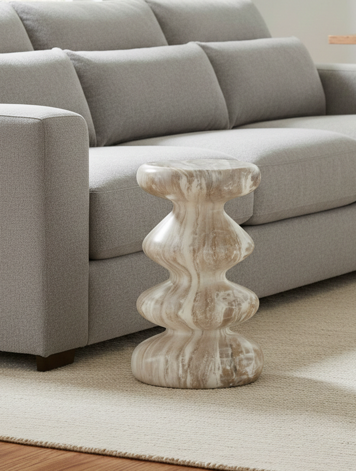 Pebble Totem Side Table