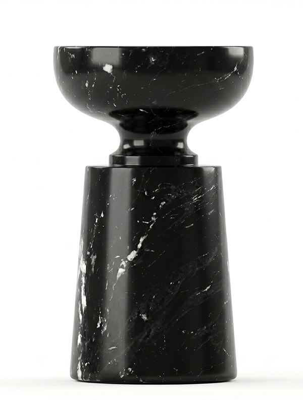Calyro Marble Side Table