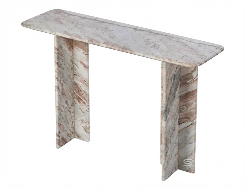 Vanguard Cross-Legged Stone Console Table