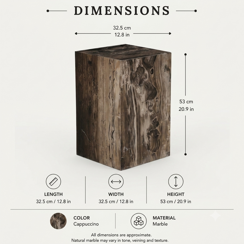 The Ethereal Earth Monolith Side Table