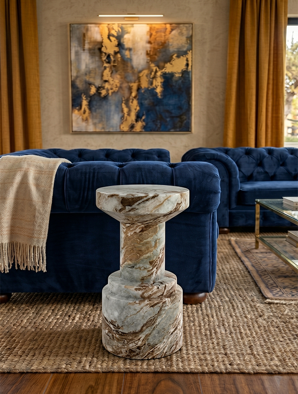 Torello Marble Side Table
