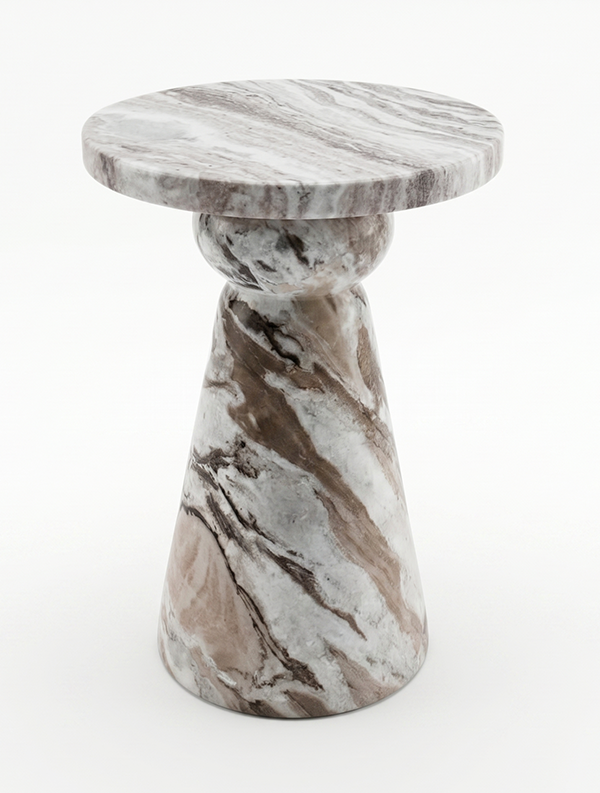 Travion Marble Side Table