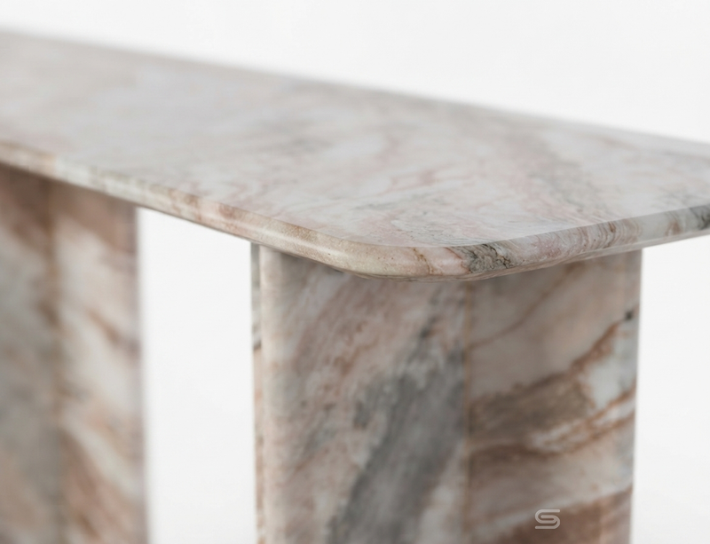 Vanguard Cross-Legged Stone Console Table