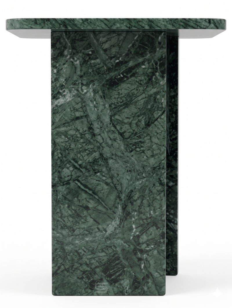 Verdora Green Marble Side Table