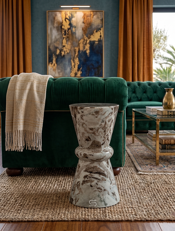 Zerano Marble Side Table