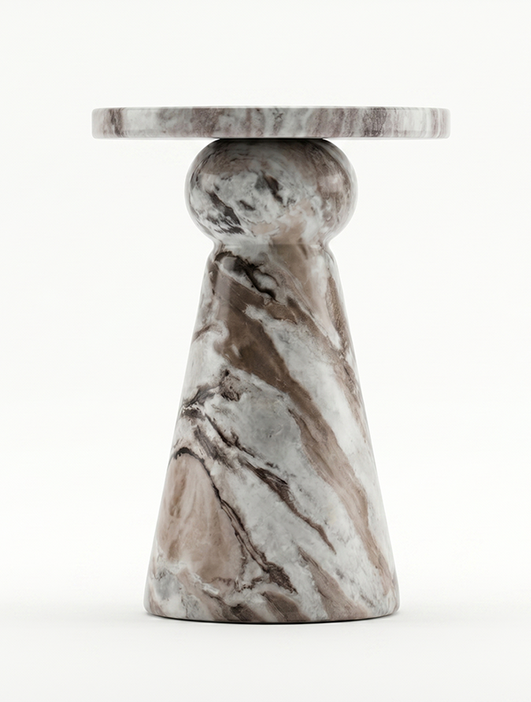 Travion Marble Side Table