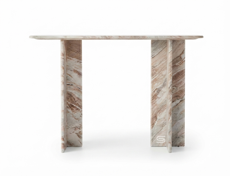 Vanguard Cross-Legged Stone Console Table
