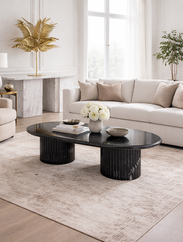 Noir Flute Coffee Table