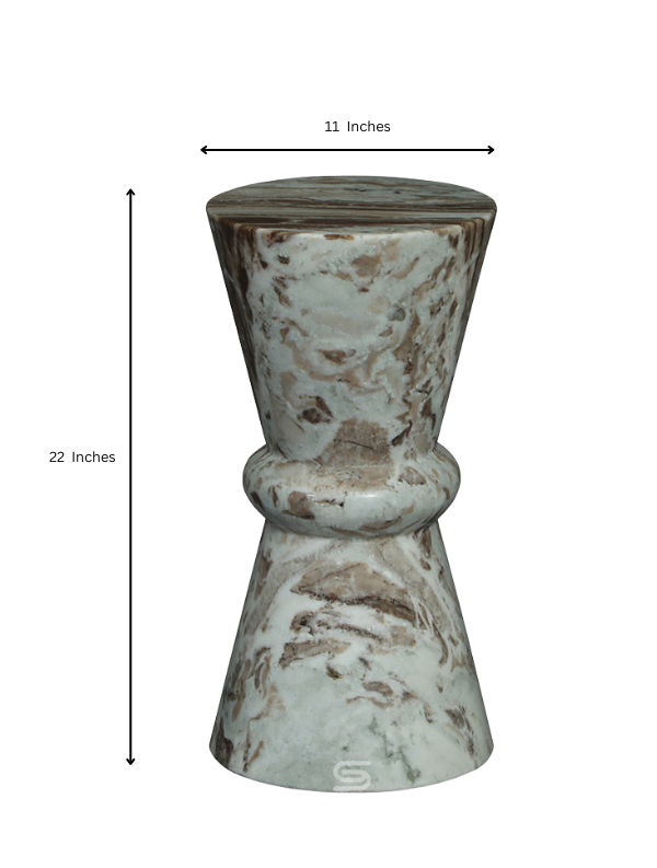 Zerano Marble Side Table