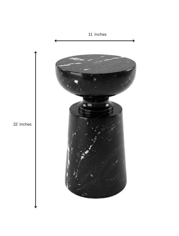 Calyro Marble Side Table
