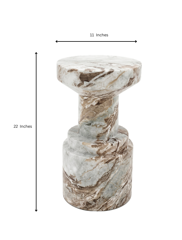 Torello Marble Side Table