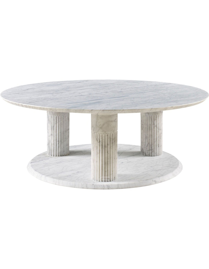 Aurelius Fluted Marble Coffee Table