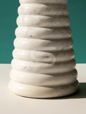 Cono Ringo White Side Table - Image 3