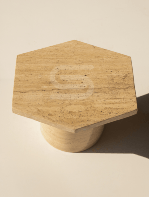 Dew Travertine Coffee Table Set Of 2 - Image 3
