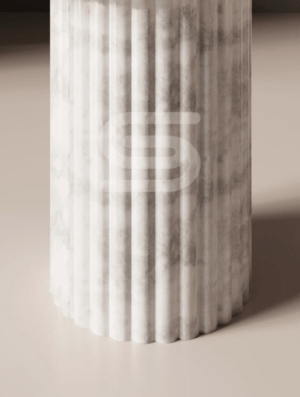 Fluto Classic White Side Table - Image 4