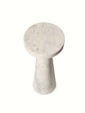Athena Marble Side Table Set of 2 - Image 3