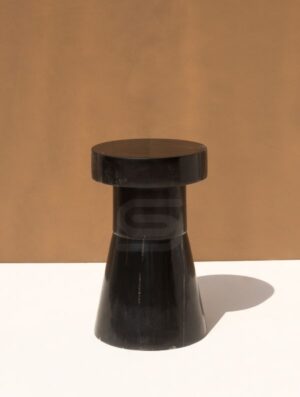 Velvet Noir Side Table - Image 3