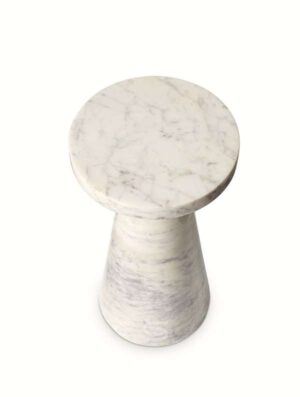 Athena Marble Side Table Set of 2 - Image 4