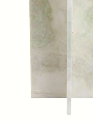 Aera Curved Panel Marble Side Table - Image 5