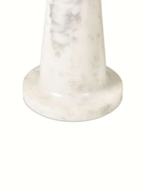 Sculpt Marble Pedestal Table - Image 6