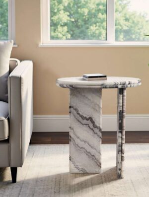 Luna Wave Marble Table